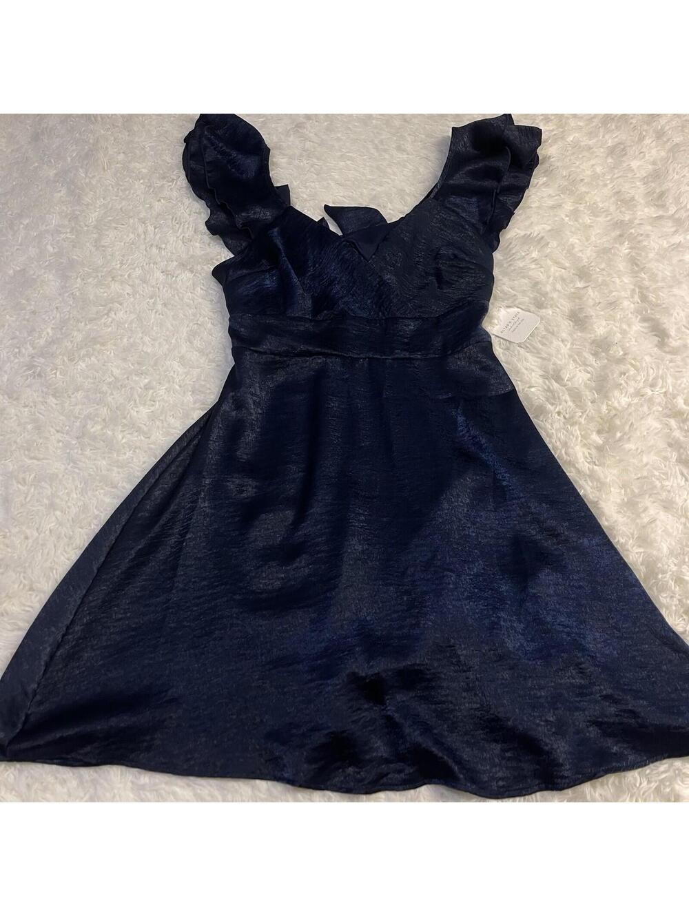 Altar'd State Size Medium Maia Mini Navy Dress NWT